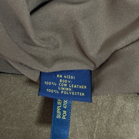 POLO RALPH LAUREN 100% COW LEATHER SKIRT SIZE 4 - Picture 5 of 5